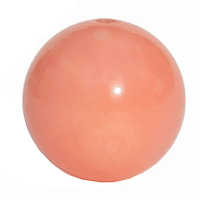 Pink koral, glat rund, Ø8mm, 4 stk.