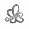 Lille sommerfugl, fs, 9x8mm, 4 stk.