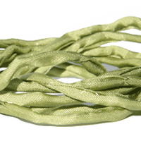Silkesnor, Grøn, Ø3mm, 110cm
