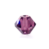 Swarovski, Bicone, Ametyst, 4mm, 10 stk.