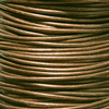 Bronzefarvet lædersnor