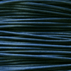Lædersnor, Mørkeblå, Ø1.3mm, 1meter