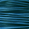 Lædersnor, Petroleumsblå, Ø1.3mm, 1meter