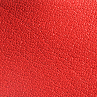 Lammeskinds-strimmel, rød, 2.5x5cm, 1 stk.